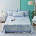 Yarn-dyed printed 100% bamboo bedding sheet 3pcs